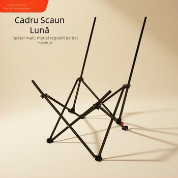 Suport reglabil în trei poziții pentru Moon Chair, cadru înalt, înlocuitor pentru scaun de pescuit, scaun de plajă și scaun pliabil