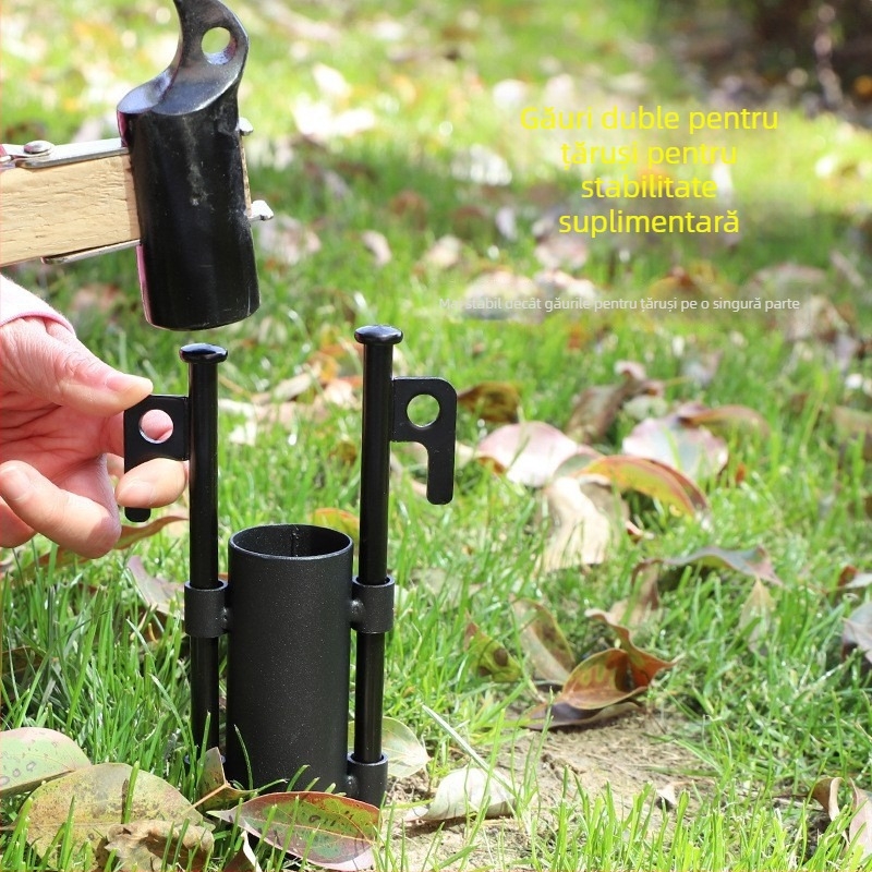 Clema de fixare pentru țeava umbrei exterioare, pentru cort de camping și umbrelă de pescuit, clemă pentru țăruși și suport pentru tijă de cort