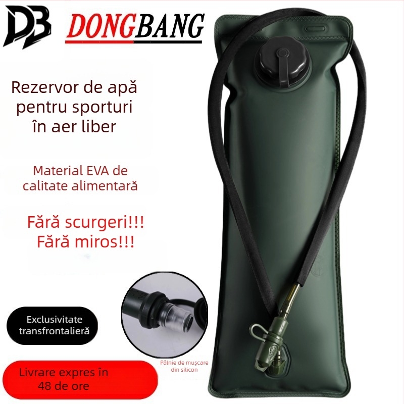 Rezervor de hidratare pentru alergare în aer liber și ciclism, gură EVA mică, cu husă interioară, capacități 2L/2.5L/3L
