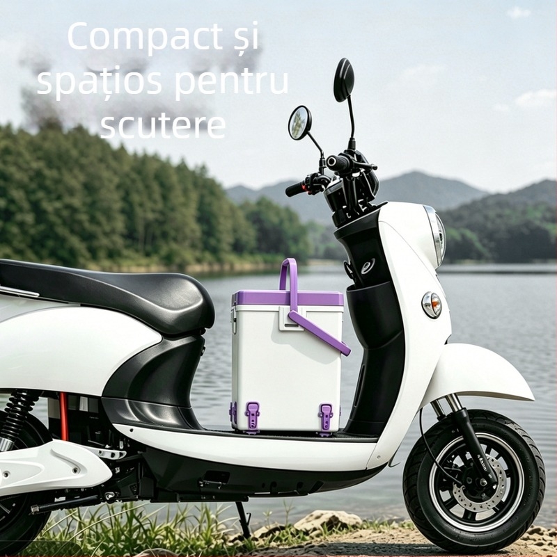 Set cutie de pescuit 18L, mini, cu bază reglabilă pe patru picioare