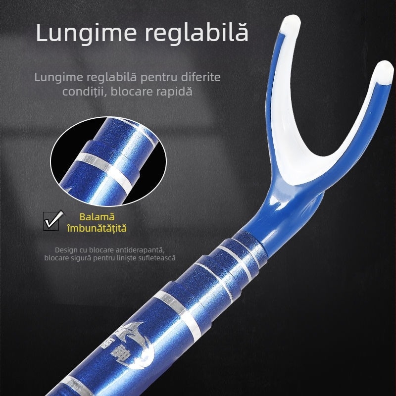 Suport din carbon ultra-ușor pentru cutie și scaun de pescuit, bază de fixare pe sol, suport telescopic pentru bețe, utilizare duală