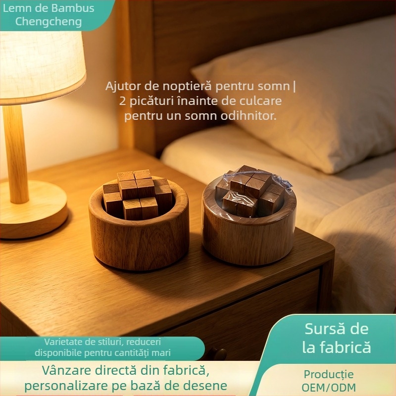 Difuzor de ulei esențial din lemn Sapele pentru casă și dormitor, parfum de durată, aromaterapie.