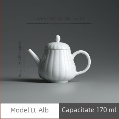 Ceainic Celadon cu glazură ceramică, mic ceainic pentru birou