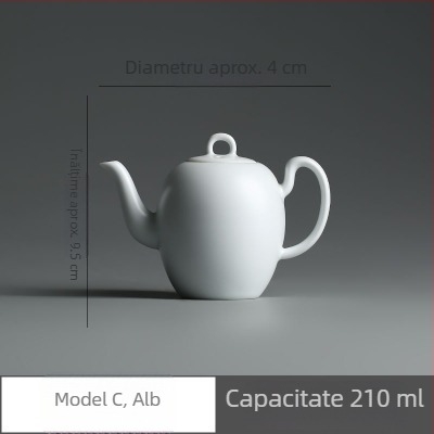 Ceainic Celadon cu glazură ceramică, mic ceainic pentru birou