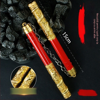 Peace JY Shenlong 15 cm nunchaku din aliaj – model de armă, ornament metalic