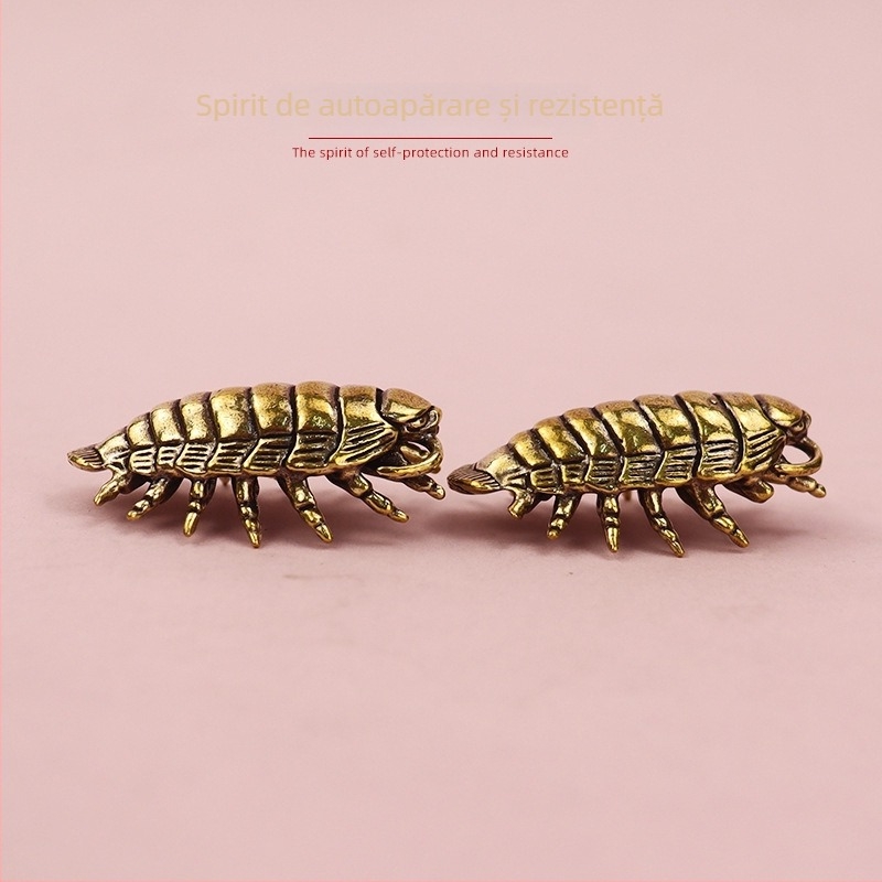 Figurină din alamă, insectă – artă decorativă culturală și creativă pentru casă și colecții