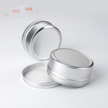 200 g Cutie din aluminiu sigilată, argintie – Ceară auto, Săpun cu ulei de cal, Cremă cosmetică în cutie metalică