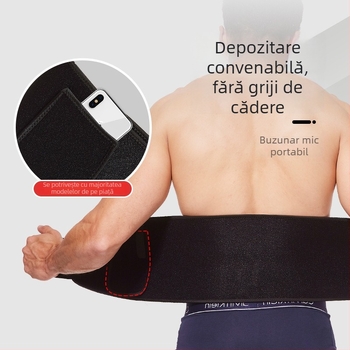Feiyali centură de talie pentru fitness, unisex, care modelează abdomenul și încurajează transpirația în timpul alergării, curea lată de vară