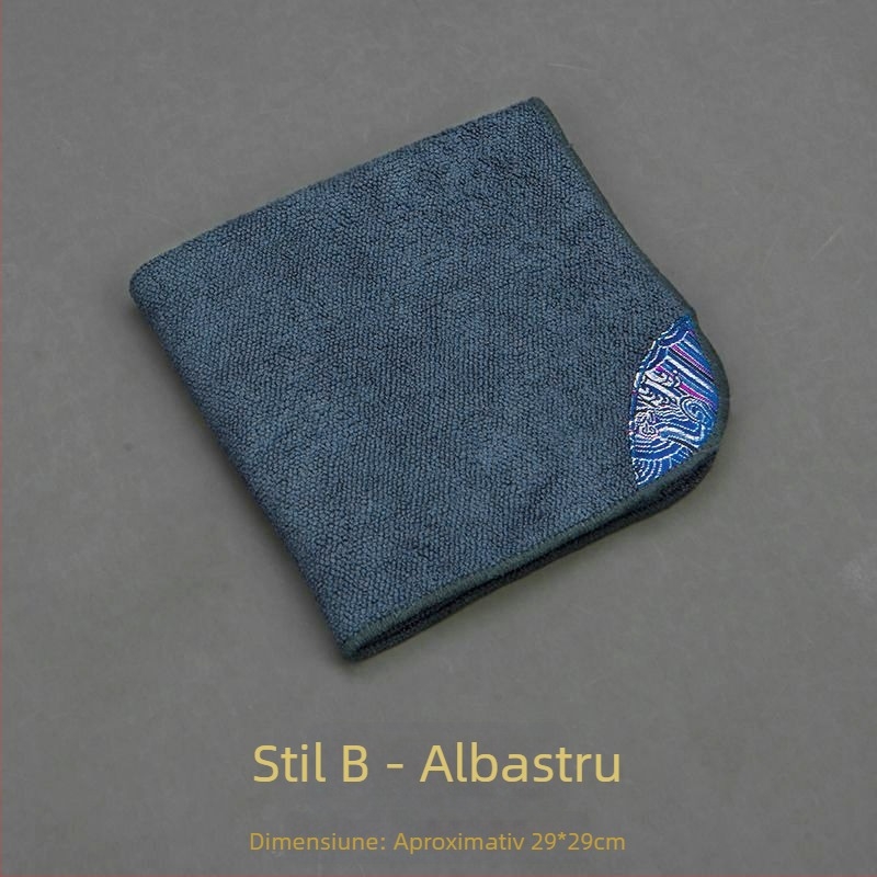 Cloud Brocade Țesut pentru ceai, prosop pătrat absorvent, masă de ceai îngroșată, prosop mare pentru ceainic, stil Zen japonez