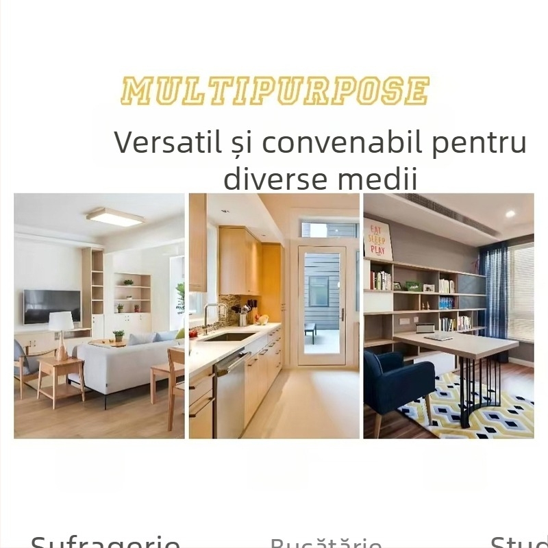 Coș de gunoi fără capac, gură largă, culoare aleatorie, 1 buc.