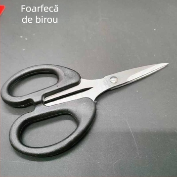 Foarfece de pescuit din oțel inox, ambalaj pe card, pentru birou și școală