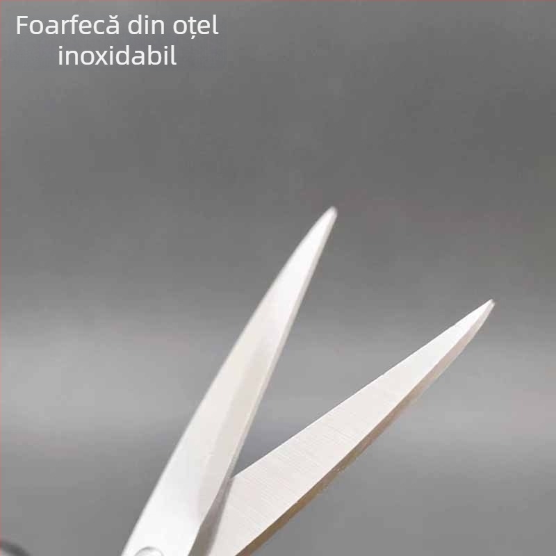 Foarfece de pescuit din oțel inox, ambalaj pe card, pentru birou și școală