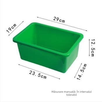Cutie multifuncțională pentru blocuri de construit, capac colorat, depozitare pentru jucării, șosete și alte obiecte