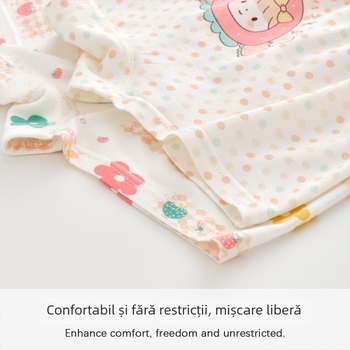Chiloți pentru fete din Ice Silk, pentru faza de creștere, vară, stil subțire, boxeri pentru copii 3-8 ani.