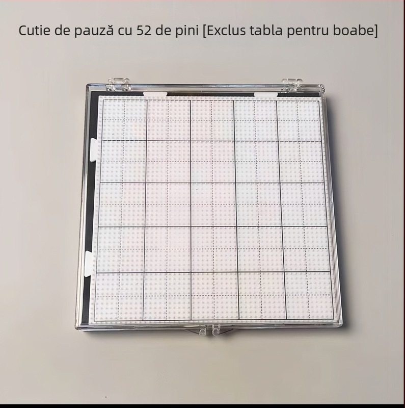 Cutie de expoziție pentru artă cu mărgele, protecție antișoc pentru proiecte de mărgele 52/78/104 (semifabricate)