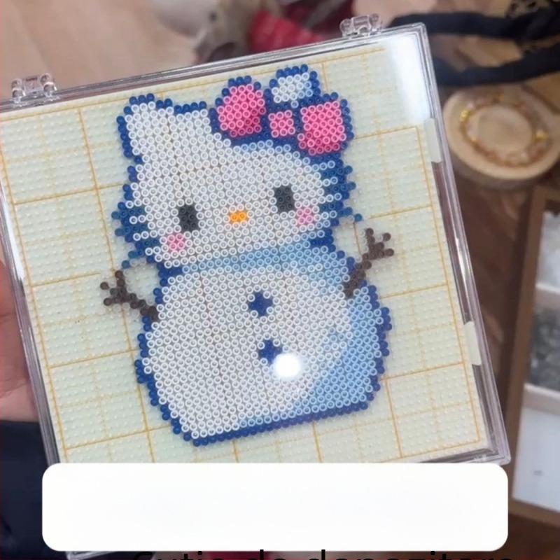 Cutie de depozitare pentru artă cu mărgele, 52x52, cu capac, pentru păstrarea în siguranță a plăcilor semi-mărgele