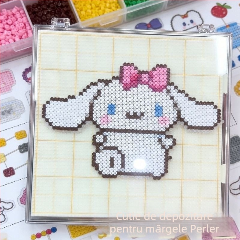 Cutie de depozitare pentru artă cu mărgele, 52x52, cu capac, pentru păstrarea în siguranță a plăcilor semi-mărgele