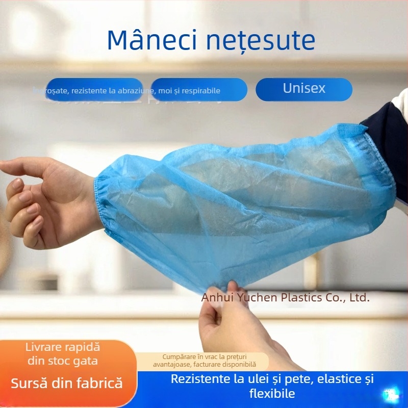 Manșete de unică folosință din țesătură nețesută pentru femei, curățenie casnică, protecție împotriva prafului, impermeabile și respirabile