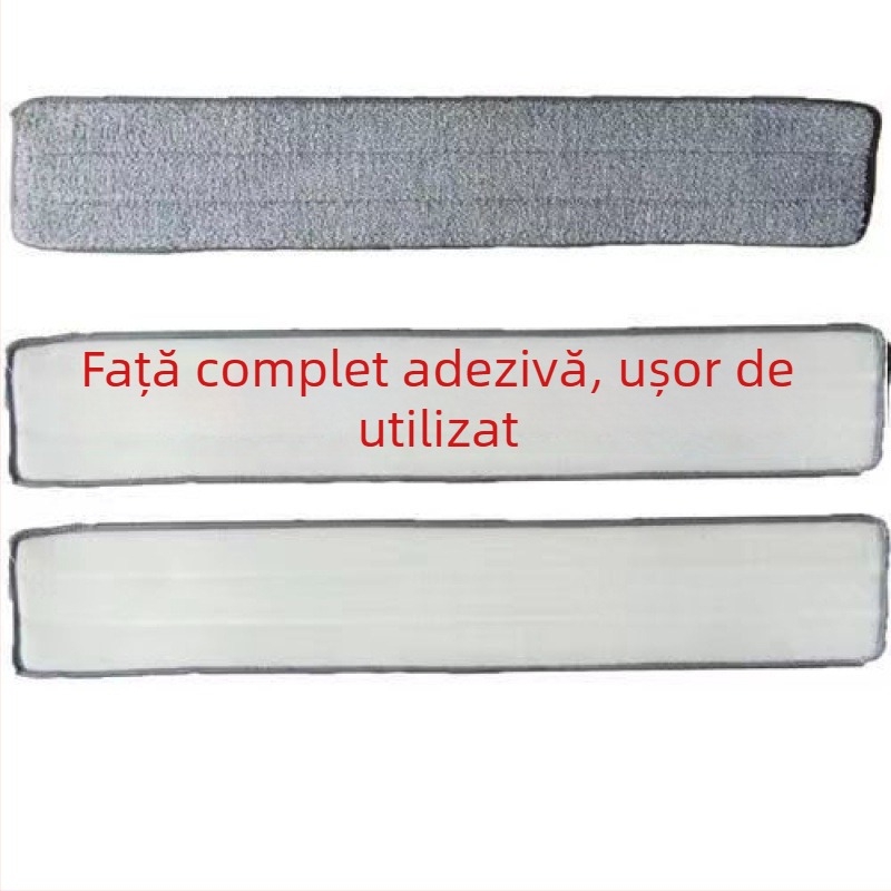Pânză de mop plat îngroșată, înlocuire, autoadezivă, prelungită, universală