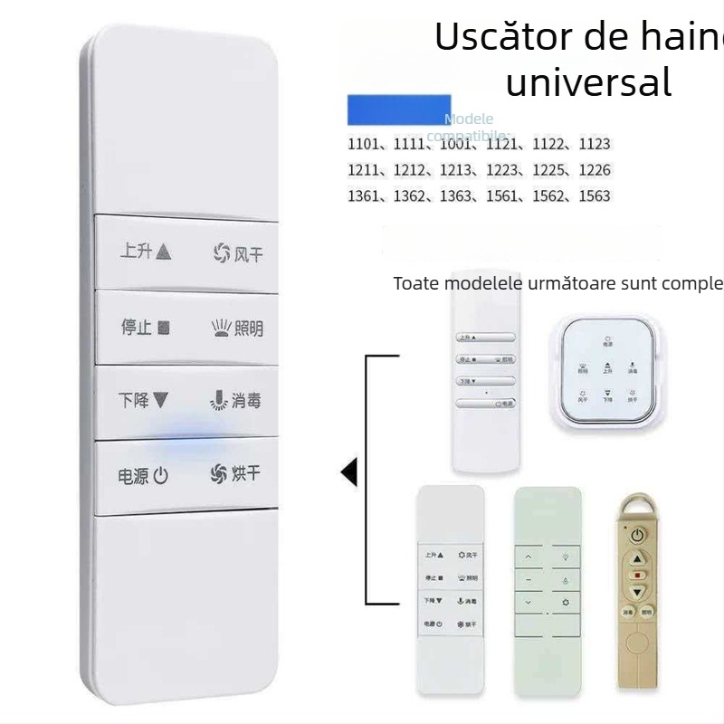 Telecomandă pentru uscător electric inteligent cu ridicare automată Haotaitai/Taitai Le Oupai, generația a patra și a cincea