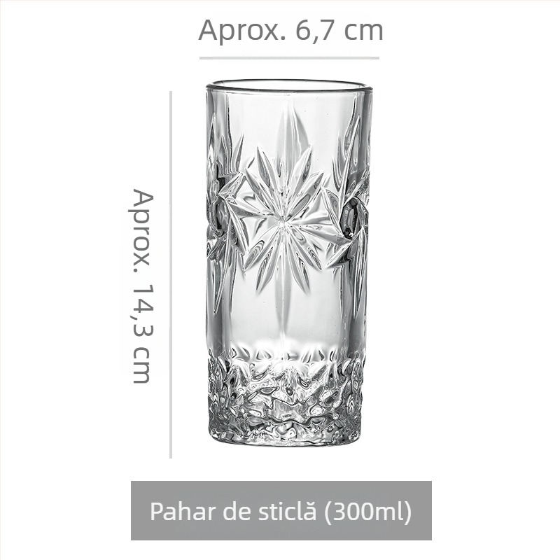Pahar premium pentru whisky – versatil pentru whisky, vin, bere, apă, cafea și ceai de fructe, capacitate 301–400 ml
