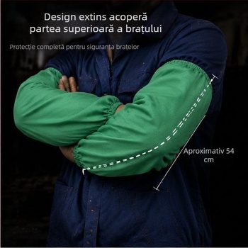 Manșete de sudură ignifuge, protecție durabilă și respirabilă, ideale pentru vară, protecție împotriva scânteilor și stropilor