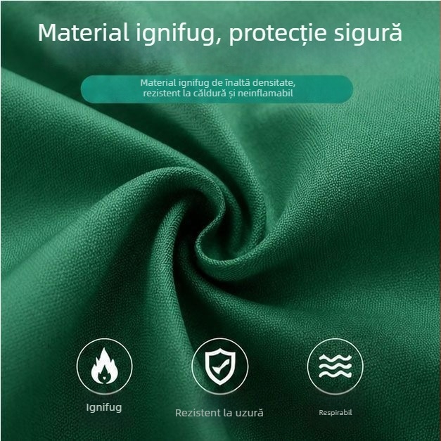 Manșete de sudură ignifuge, protecție durabilă și respirabilă, ideale pentru vară, protecție împotriva scânteilor și stropilor
