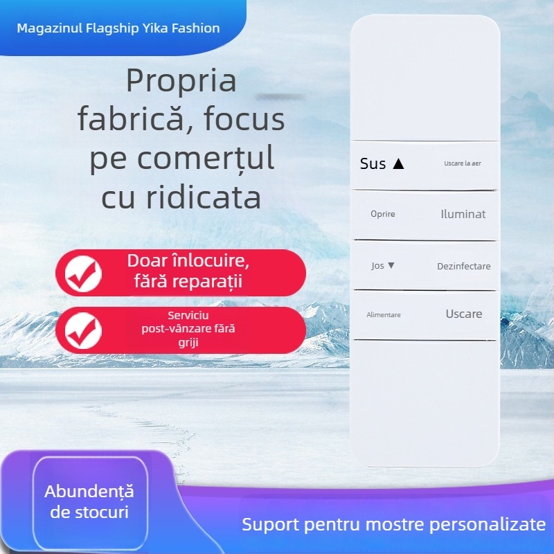 Telecomandă pentru uscător electric inteligent pentru haine cu ridicare automată, generația a patra/a cincea