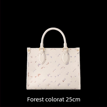 Madeleine mov gradient, piele naturală cu luciu irizat, geantă de mână versatilă pentru femei, crossbody/umăr