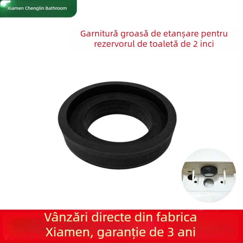 Inel etanș cu spumă pentru rezervorul de toaletă, 2 inch, design divizat, potrivit pentru toalete tip squat și standard