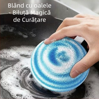 Bilă de Curățare și Perie Multifuncțională pentru Blaturi și Chiuvete de Baie