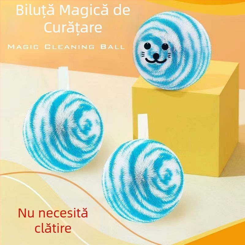 Bilă de Curățare și Perie Multifuncțională pentru Blaturi și Chiuvete de Baie