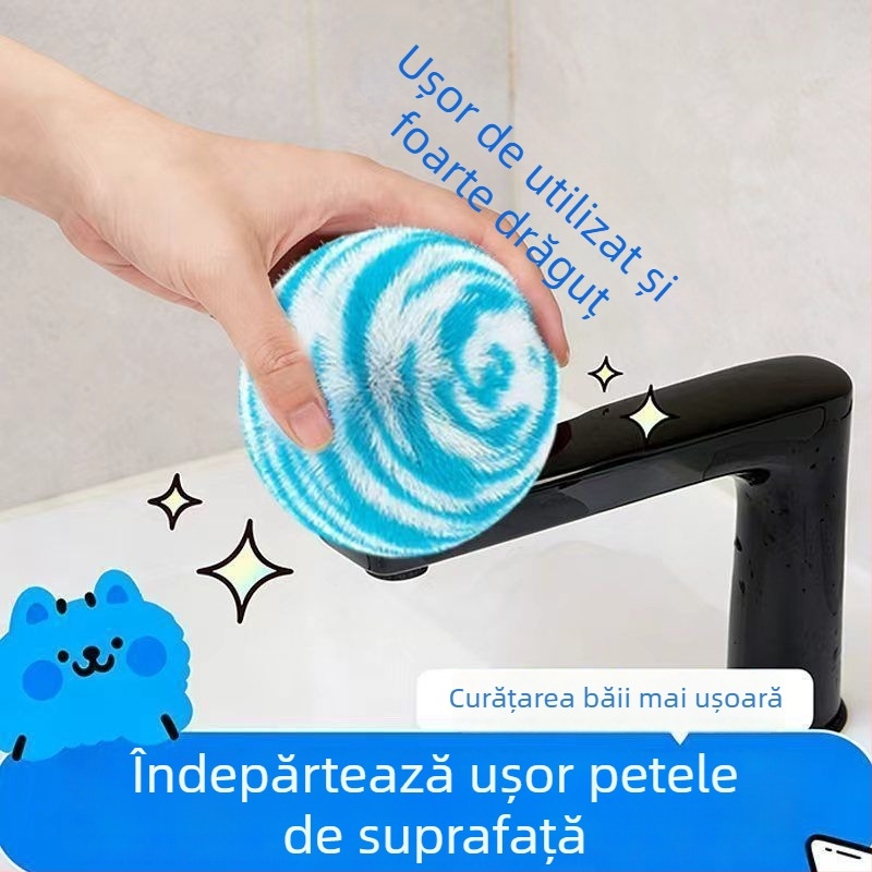 Bilă de Curățare și Perie Multifuncțională pentru Blaturi și Chiuvete de Baie