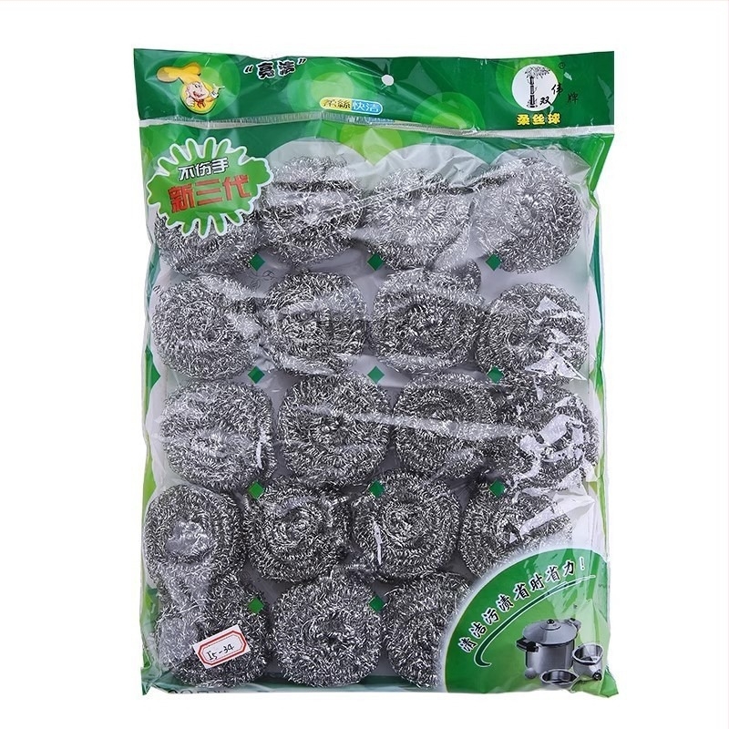 Set de 20 bile din sârmă metalică pentru curățarea bucătăriei