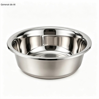 Vas multipurpose din oțel inoxidabil 304, grosime extra, pentru spălat legume, utilizare în bucătărie, amestecarea ouălor, frământarea aluatului, amestecarea ingredientelor și servirea supei.