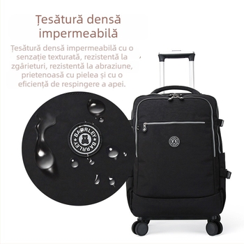 Rucsac de voiaj cu roți universale, model nou, capacitate 20–35 L, pliabil, pentru călătorii, unisex