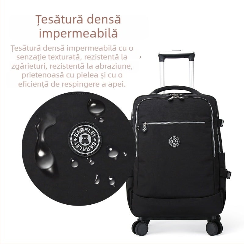Rucsac de voiaj cu roți universale, model nou, capacitate 20–35 L, pliabil, pentru călătorii, unisex