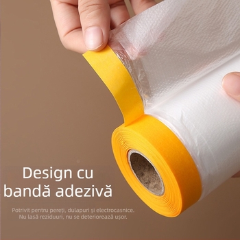 Husă de protecție împotriva prafului din țesătură pentru pat și mobilier, protecție pentru dormitor, folie plastică de unică folosință