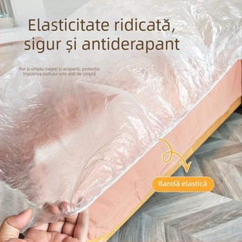 Husă pentru canapea-pat cu acoperire totală, protecție anti-praf, margine elastică, dimensiune mare