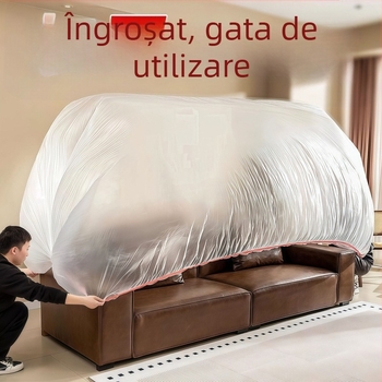 Husă pentru canapea-pat cu acoperire totală, protecție anti-praf, margine elastică, dimensiune mare