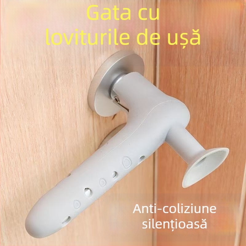 Husă din silicon pentru mâner de ușă – protecție antișoc pentru ușile de baie și dormitor, anti-static, îngroșat