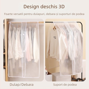 Husă anti-praf pentru umerașe și haine