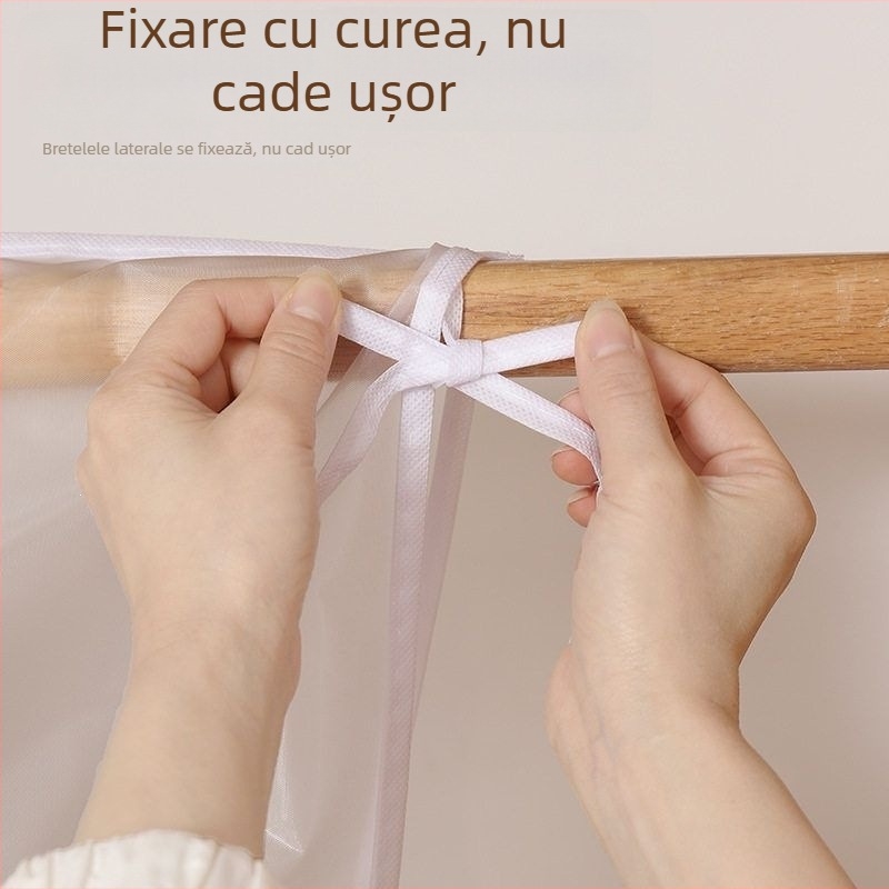Husă anti-praf pentru umerașe și haine