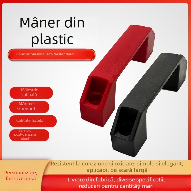 Nation-Building mâner pătrat din ABS plastic, finisaj mat, pentru sertare