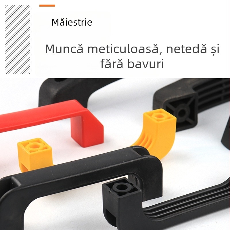 Nation-Building mâner pătrat din ABS plastic, finisaj mat, pentru sertare