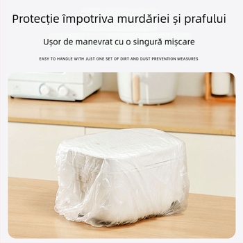 Protecție de praf de unică folosință pentru uz casnic, extra-large, din PE, pentru rice cooker și cuptor cu microunde