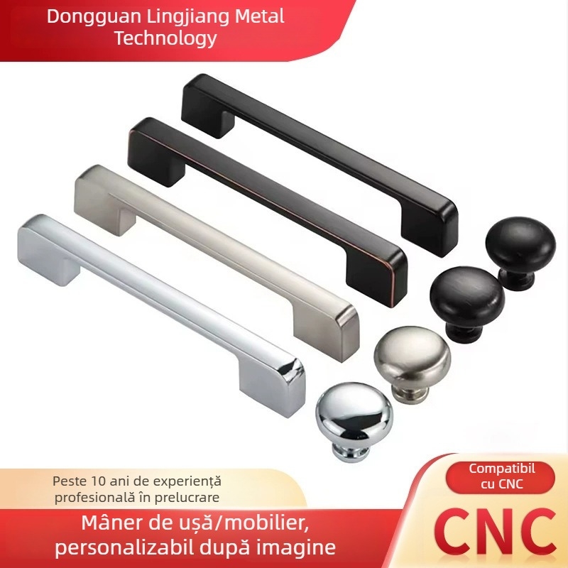Mâner pentru ușă, sertar și dulap din cupru, stil nordic minimalist