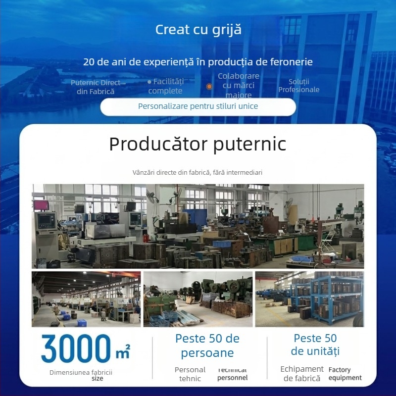 Mâner pătrat din oțel inoxidabil pentru sertare și mobilier — Model XAC, finisaj lustruit