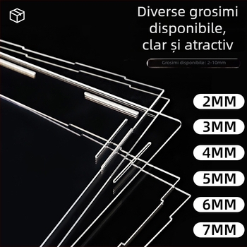Cutie de afișaj din acrilic transparent pentru model cu blocuri Dali Erhai Moon