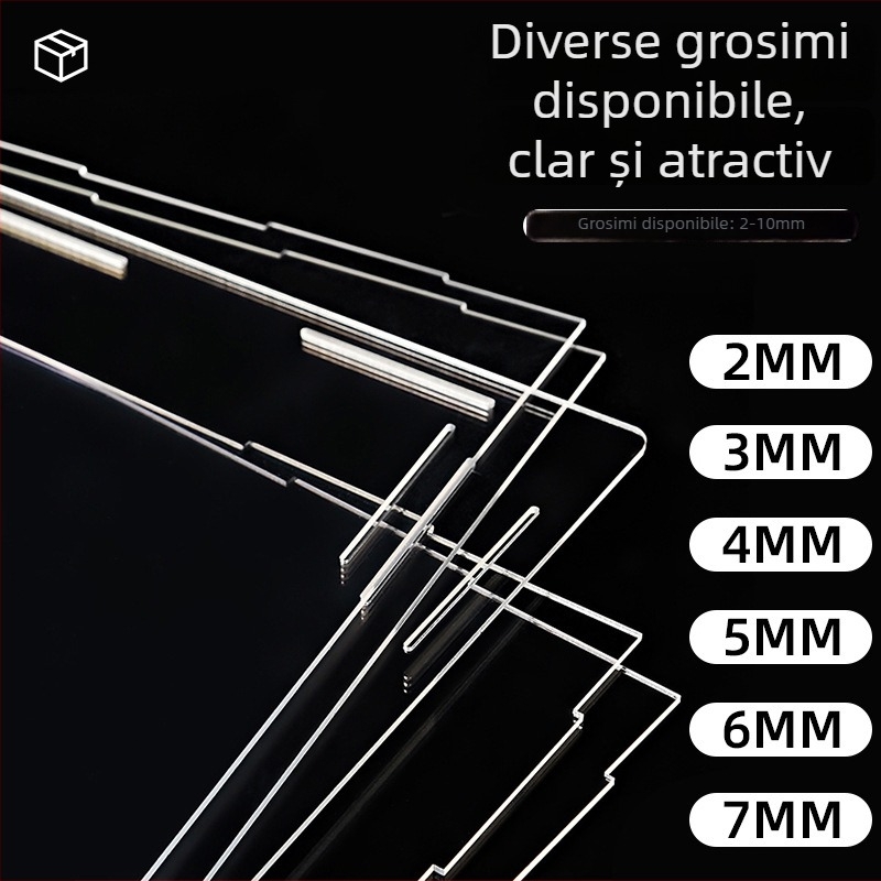 Cutie de afișaj din acrilic transparent pentru model cu blocuri Dali Erhai Moon